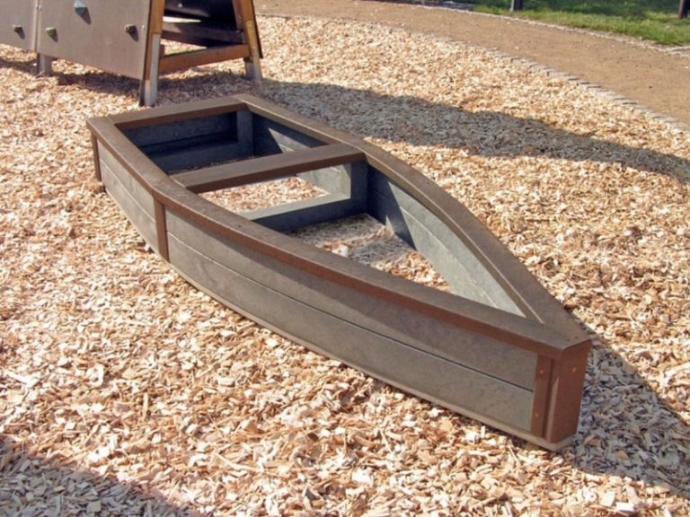 Plastic Playground Boat Playscape